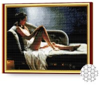 Алмазная картина по номерам Art Gallery Premium Долгожданный отдых GA70667