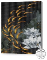 Алмазная картина по номерам Art Gallery Premium Золотые рыбки XQB74827