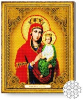 Алмазная картина по номерам Art Gallery Premium Икона Богородицы Споручница грешных GA72614