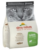 Hrană uscată pentru pisici Almo Nature Holistic Anti Hairball Salmon 2kg