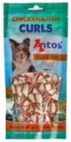 Лакомства для собак Antos Chicken & Fish Curls 100g (A10237)