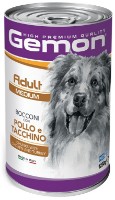 Влажный корм для собак Monge Superpremium Gemon Medium Adult Chicken & Turkey 1250g