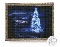 Алмазная картина по номерам Art Gallery Premium Наряженная елка в лесу GA79425