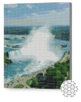 Алмазная картина по номерам Art Gallery Premium Ниагарский водопад XQB76006