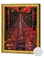 Алмазная картина по номерам Art Gallery Premium Опавшие листья GA79755