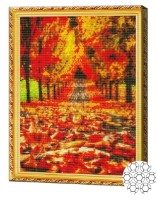 Алмазная картина по номерам Art Gallery Premium Осенняя дорога GA80314