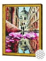 Алмазная картина по номерам Art Gallery Premium Отражение города GA79163