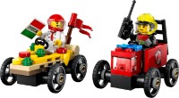 Конструктор Lego City: Pizza vs. Fire Truck Race Car Pack (60458)