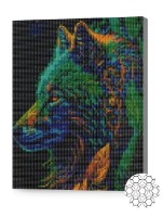 Алмазная картина по номерам Art Gallery Premium Портрет волка XQB84444