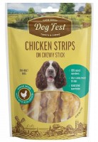 Лакомства для собак Dog Fest Chicken Stripes on Chewy Stick 90g