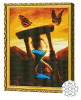 Алмазная картина по номерам Art Gallery Premium Течение времени GA84603