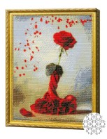 Алмазная картина по номерам Art Gallery Premium Элегантная роза GA83188