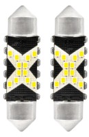 Lampa auto Amio Canbus  Festoon C5W 12SMD 2016 41mm White (04238)