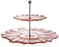 Ярусная тарелка Bohemia Plantica 35.5cm Pink