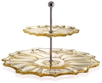 Ярусная тарелка Bohemia Plantica 35.5cm Yellow