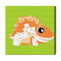 Картина по номерам Art Gallery Premium Оранжевый динозавр B095