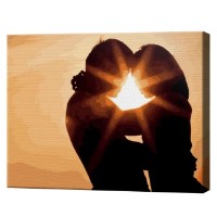 Tablou pe numere Art Gallery Premium Contururile iubirii GX4866