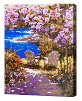 Tablou pe numere Art Gallery Premium Grădină minunată GX34282