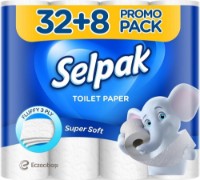 Туалетная бумага Selpak Super Soft 3 plies 32+8 rolls