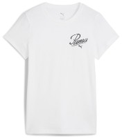 Женская футболка Puma Ess Script Tee Puma White, s.L