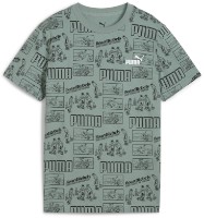 Детская футболка Puma Mid90S Aop Tee B Green Moon, s.164