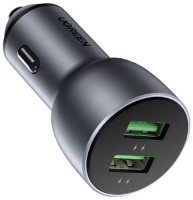 Încărcător auto Ugreen 2xUSB-A Aluminum 3A 36W Grey (10144)