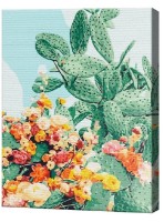Tablou pe numere Art Gallery Premium Flori și cactus EX7765