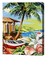 Картина по номерам Art Gallery Premium Экзотический отдых GX32857