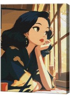 Картина по номерам Brushme Воспоминания в окне BS54073