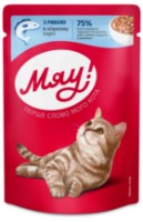 Hrană umedă pentru pisici Мяу Рыба в Нежном Соусе 85g