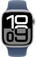 Смарт-часы Apple Watch Series 10 GPS 42mm Silver Aluminium Case with Denim Sport Band M/L (MWWC3)