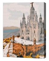 Картина по номерам Brushme Храм Святого Сердца. Барселона RBS52466