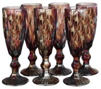 Набор бокалов Nova Ceramics 200ml Red 6pcs