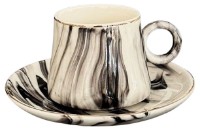 Сервиз Nova Ceramics 90ml Black 6pcs