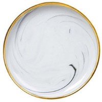 Vas de servit Nova Ceramics 21cm Gold Rim.