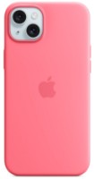 Чехол Apple iPhone 15 Plus Silicone Case with MagSafe Pink