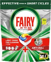 Detergent pentru mașine de spălat vase Fairy Platinum Plus All in One Lemon 59pcs