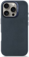 Husa de protecție Decoded Leather iPhone 16 Pro Navy (D25IPO16PBC1NY)