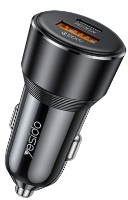 Автомобильная зарядка Yesido Y64 Black