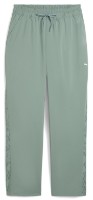Pantaloni spotivi de dame Puma Lace Woven Pant Green Moon, s.M