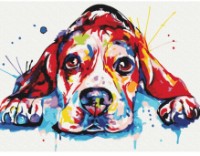 Картина по номерам Brushme Радужный любимец RBS52198