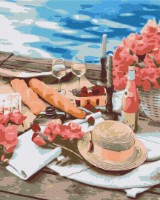 Tablou pe numere Brushme Picnic lângă mare BS51331