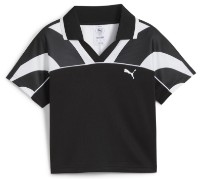 Tricou de dame Puma Future Archive Football Jersey Baby Tee Puma Black/White, s.S