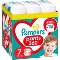 Scutece-chiloți Pampers Giant Plus 7/114pcs