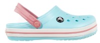 Șlapi pentru copii Crocs Crocband Clog K Ice Blue/White, s.33-34