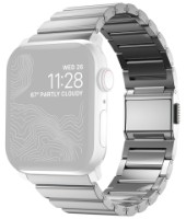 Ремешок Nomad Steel Band 42/44/45mm V2 Silver (NM1A4HSXS0)