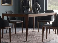 Обеденный стол Dogtas Logan 3200378943/3200378941 Black/Walnut