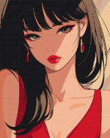 Картина по номерам Brushme Загадочная красавица BS54074