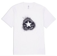 Tricou bărbătesc Converse Chuck Distort Spray Paint Tee White, s.L