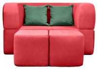 Canapea fără ramă Edka Vega 140x200x40 M11 Red